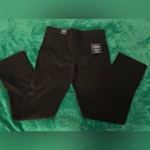 BNWT Chaps black school uniform approved pants size 18 husky